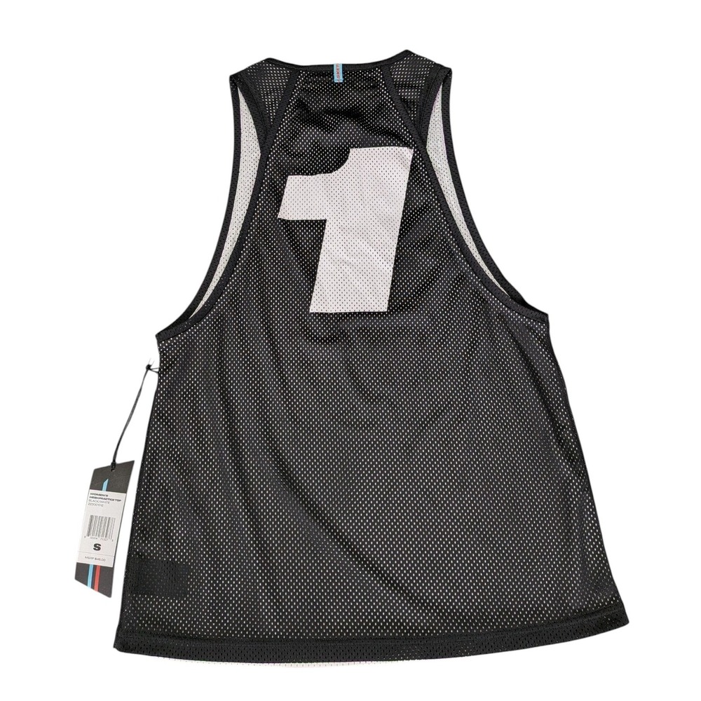 Moolah Kicks Womens Mesh Practice Top Black White Basketball Jersey Size S NEW - Picture 2 of 8